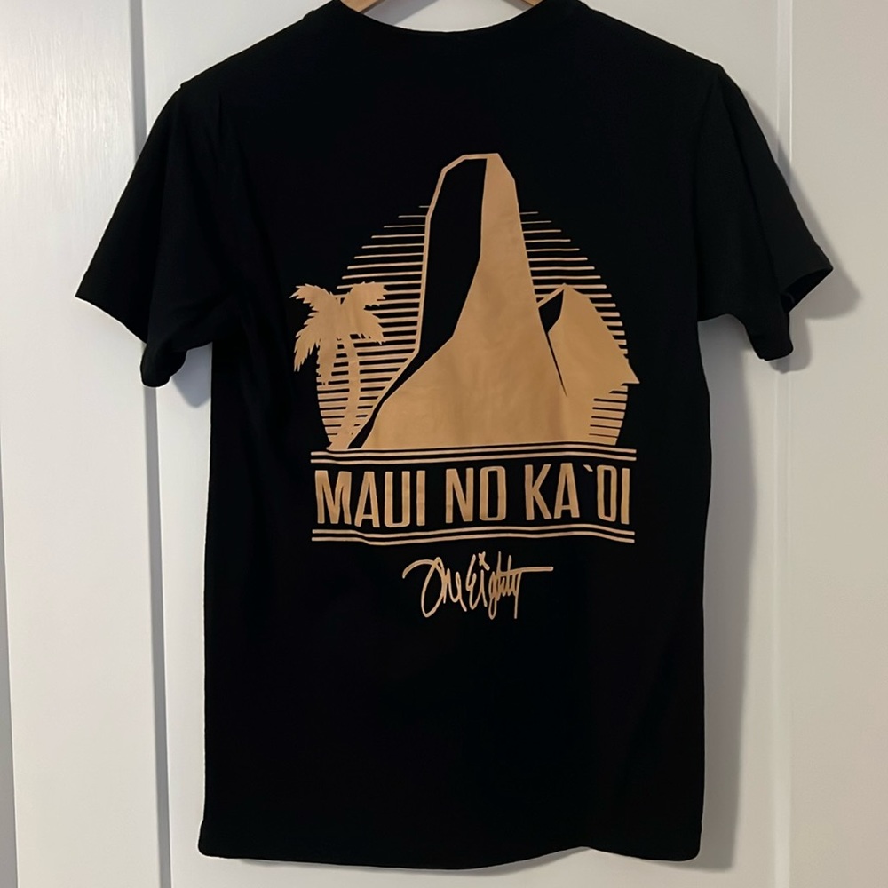 808 All Day Maui No Ka ‘Oi black t shirt